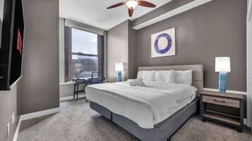 2 bedrooms, iron/ironing board, Internet, bed sheets