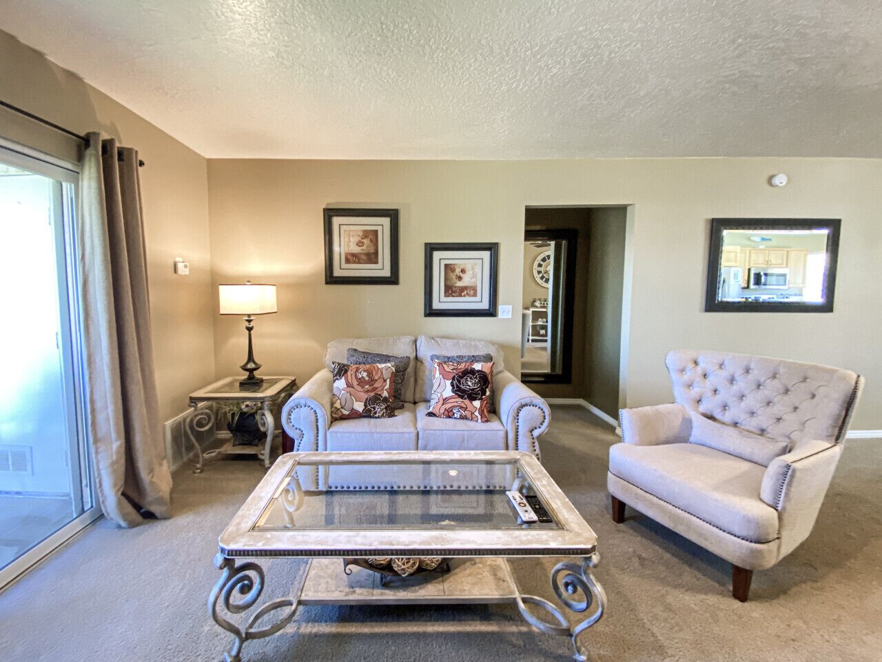 TV, fireplace, DVD player