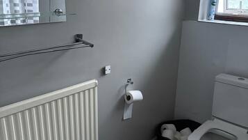 Towels, soap, toilet paper