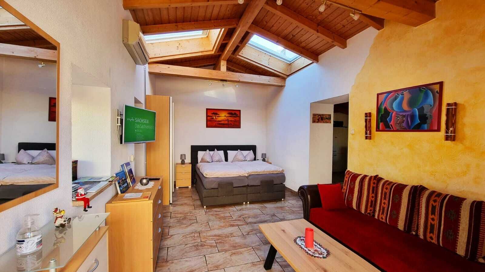 1 Schlafzimmer, Reisekinderbett, kostenloses WLAN, Bettwäsche