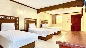 Free WiFi, bed sheets