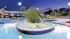 Una piscina riscaldata