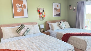 1 slaapkamer, een strijkplank/strijkijzer, wifi, beddengoed