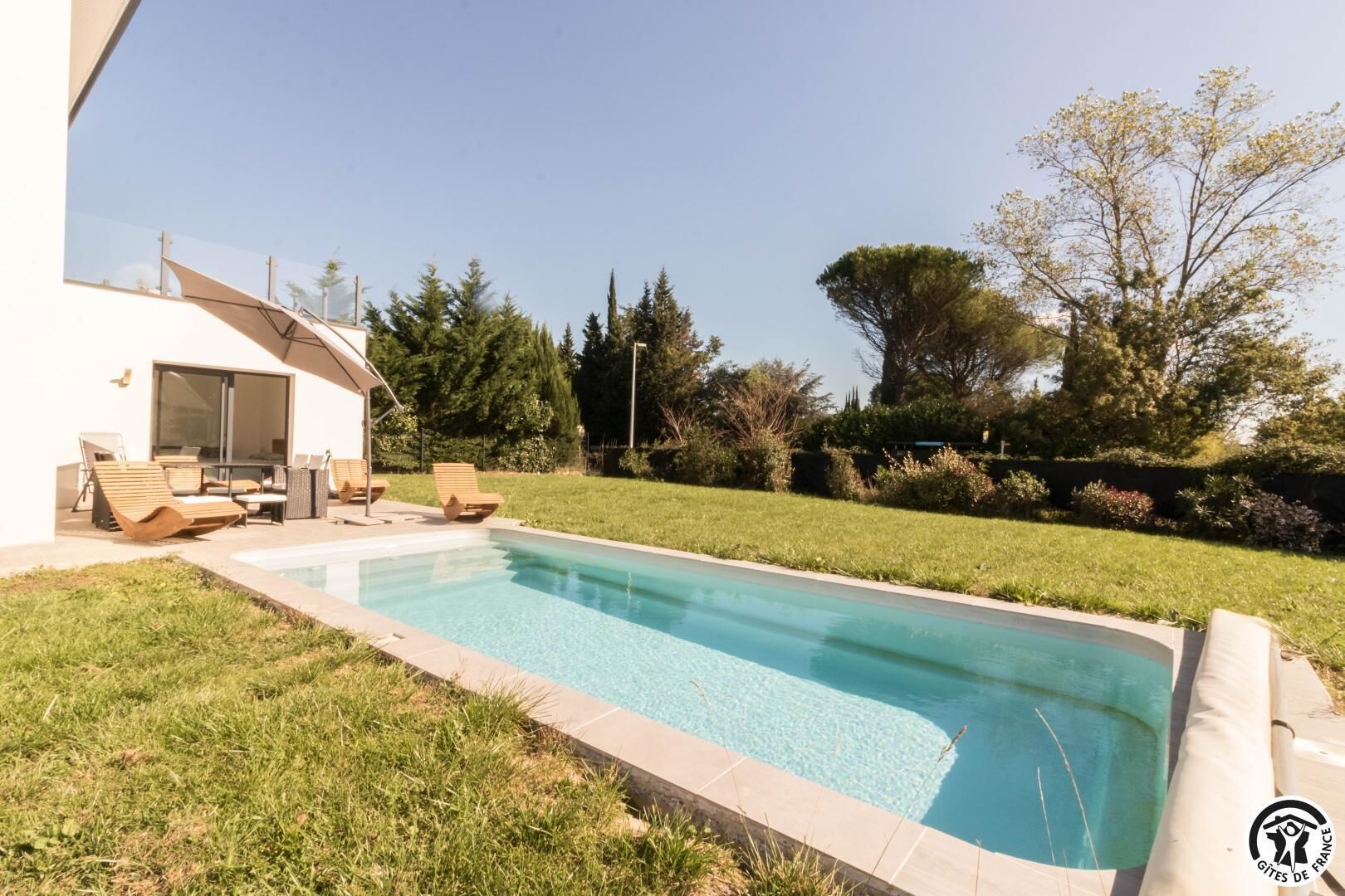 Una piscina riscaldata