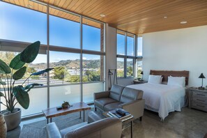 Estudio superior | Escritorio, sistema de insonorización, tabla de planchar con plancha