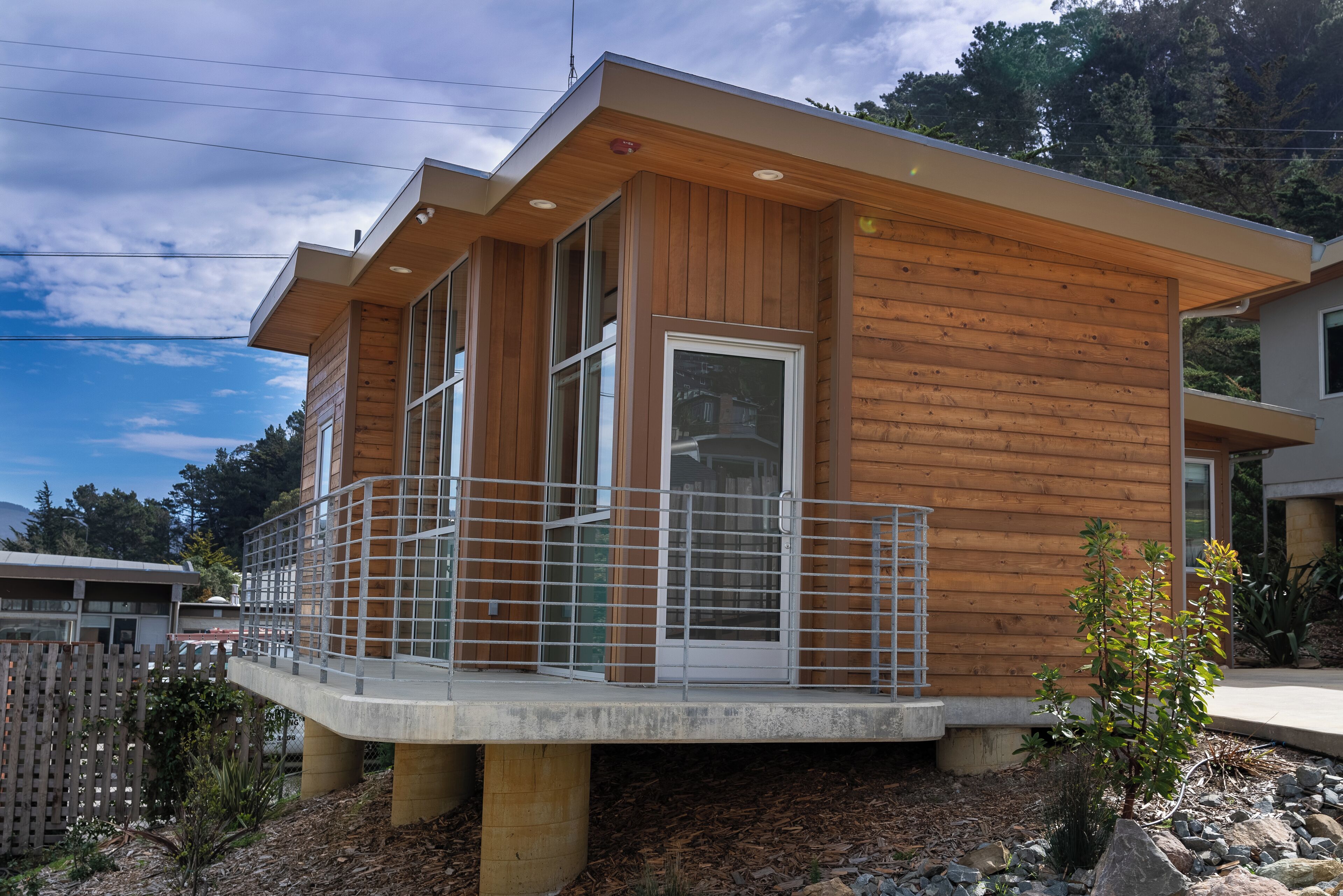 Majoituspaikan julkisivu