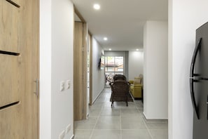 Standaard appartement, balkon, uitzicht op tuin | Woonruimte