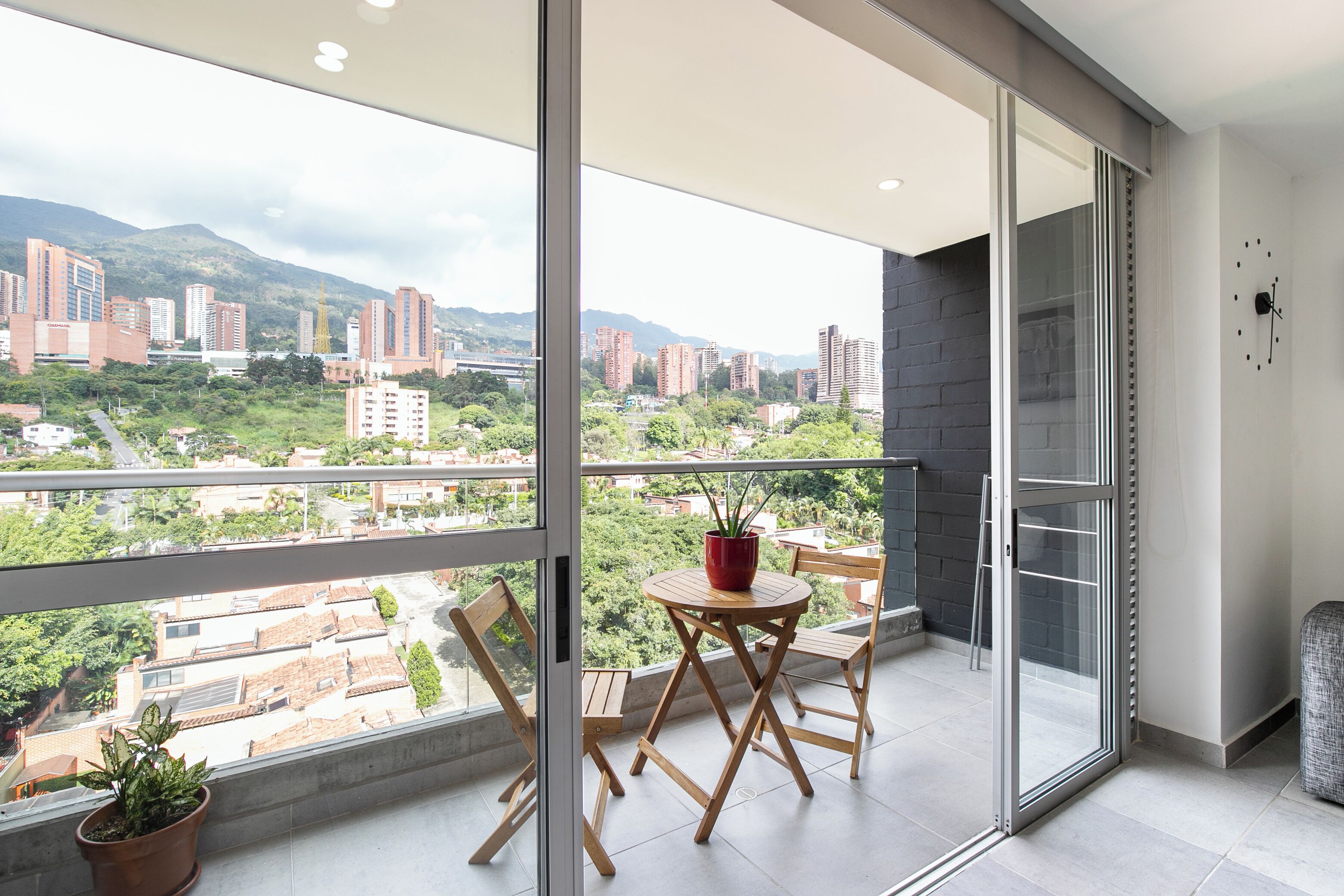Standard-Studio, Stadtblick | Blick vom Balkon