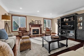 TV, fireplace, table tennis, offices