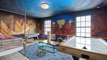 8 bedrooms, iron/ironing board, travel crib, free WiFi