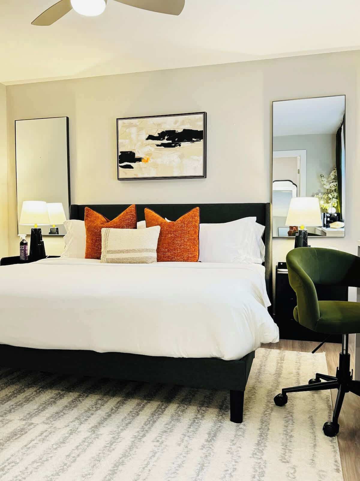 1 quarto, ferros/tábuas de passar roupa, berço de viagem, Wi-Fi