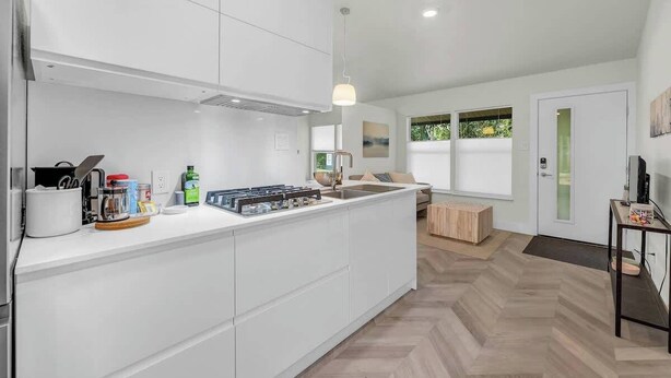Private kitchen - Cozy studio in quiet area - Yard (Austin)