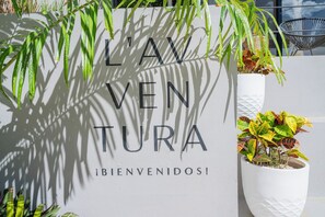 Exterior detail - L'Avventura Unit 2 Terrace Adults-Only Full Kitchen King Studios (Tamarindo)