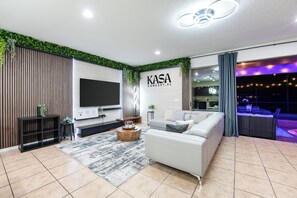 Interior - 8BR Lakeview Disney Villa • Pool, Spa, Theater & Game Room • Sleeps 17 (Kissimmee)