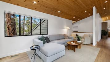 Smart TV, ping pong, books, music library