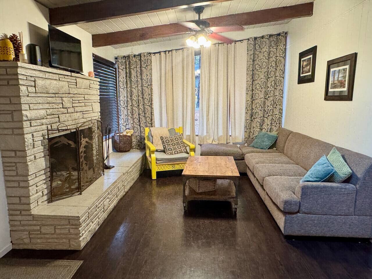 تلفزيون، مدفأة