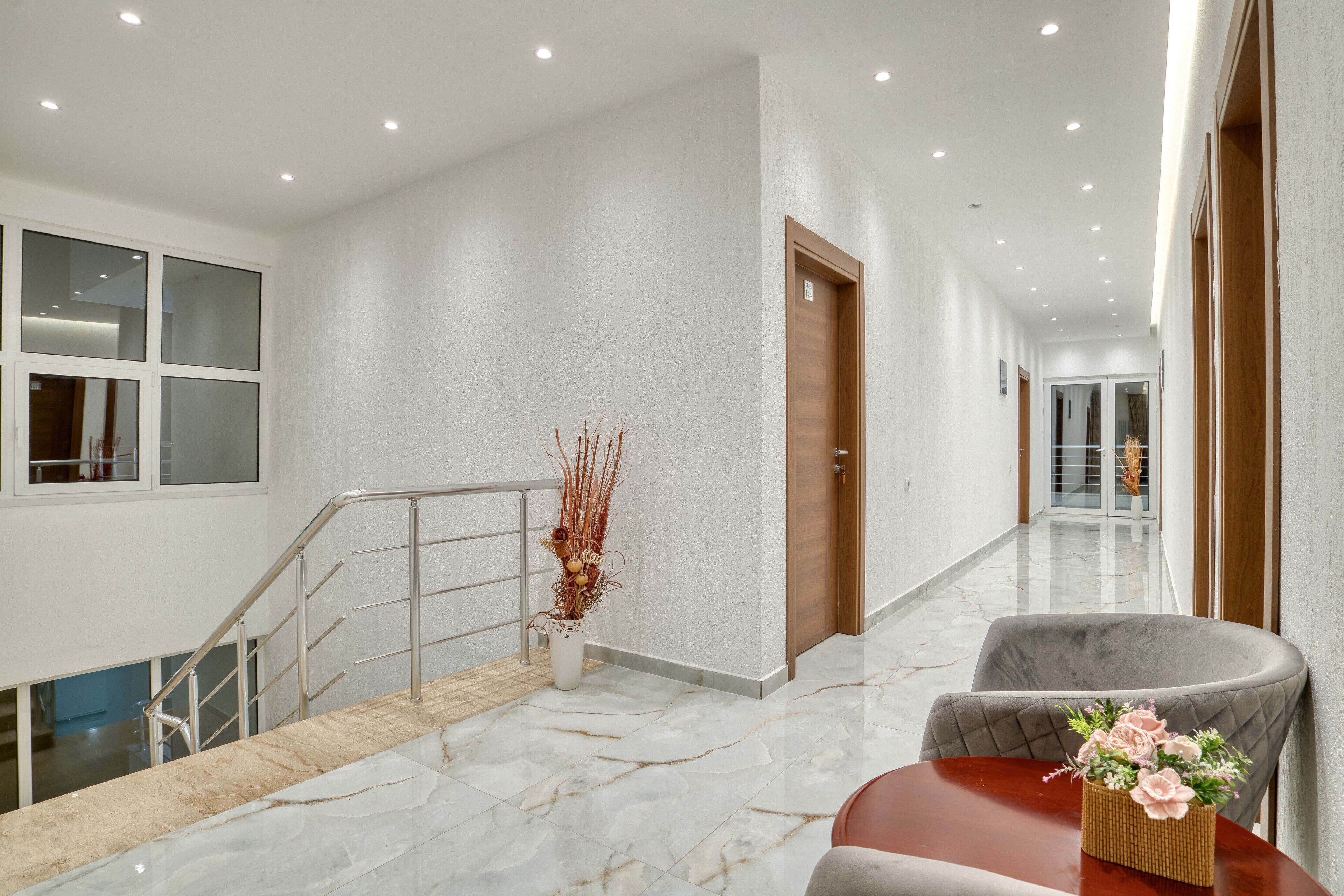 Deluxe Double Room, Balcony, Poolside | Shared kitchen | Fridge, microwave, oven, stovetop