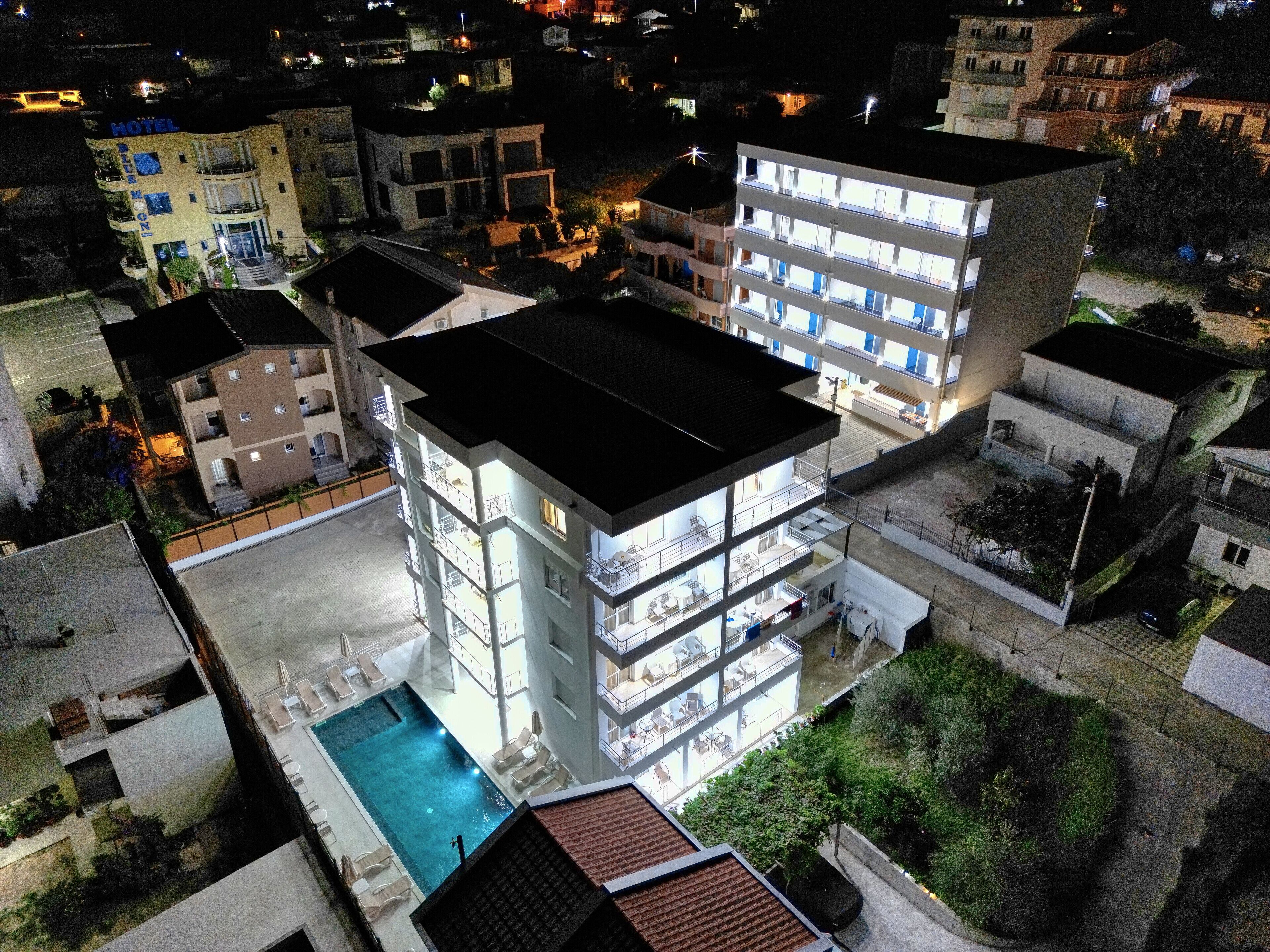 Front of property - evening/night