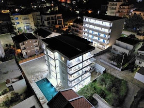 Front of property - evening/night