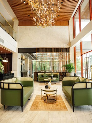 Sala de estar en el lobby