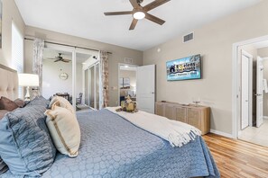2 chambres, fer et planche à repasser, accès au Wi-Fi (inclus)