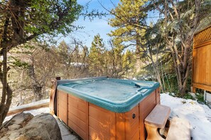 Outdoor spa tub - Cozy Zephyr Cove Retreat with Hot Tub & Lake Views | NVH0613 (Zephyr Cove)