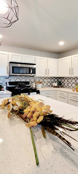 Microondas, horno, placa de cocina, lavavajillas