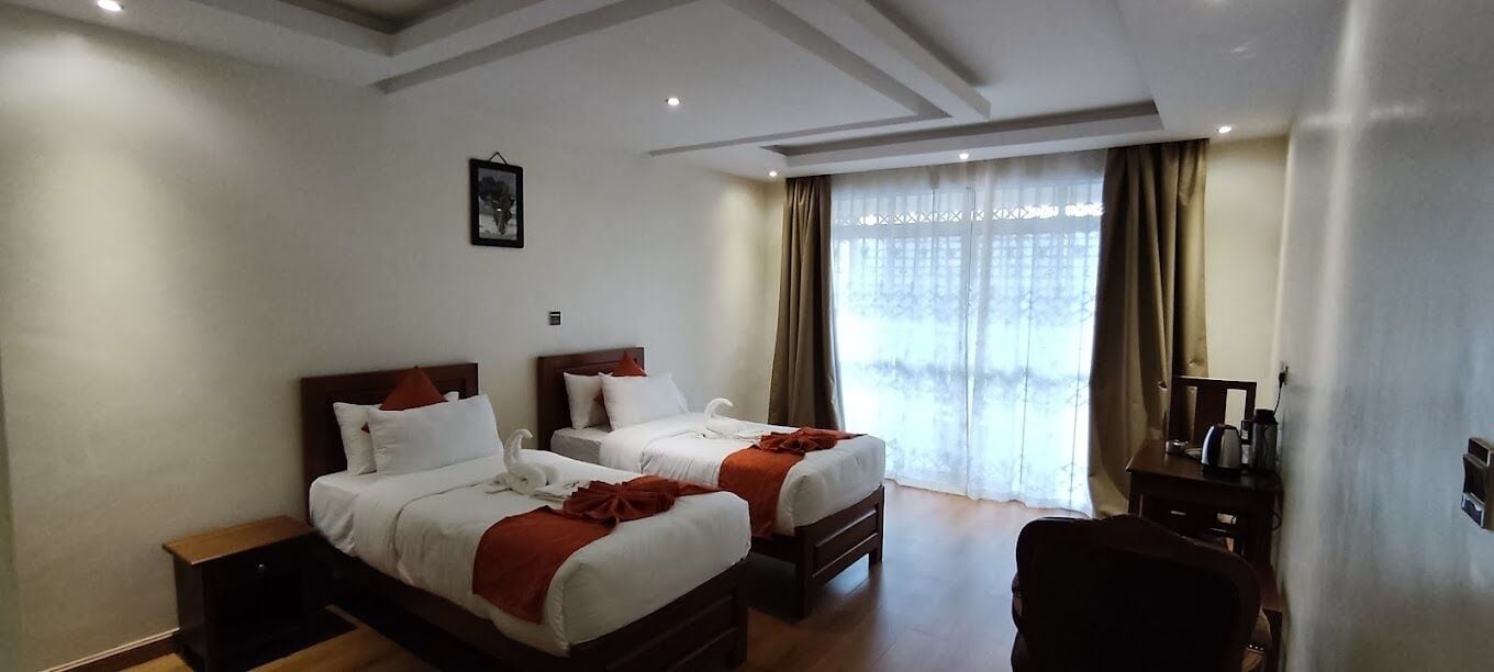 スタンダード ツインルーム | WiFi (無料)、ベッドシーツ