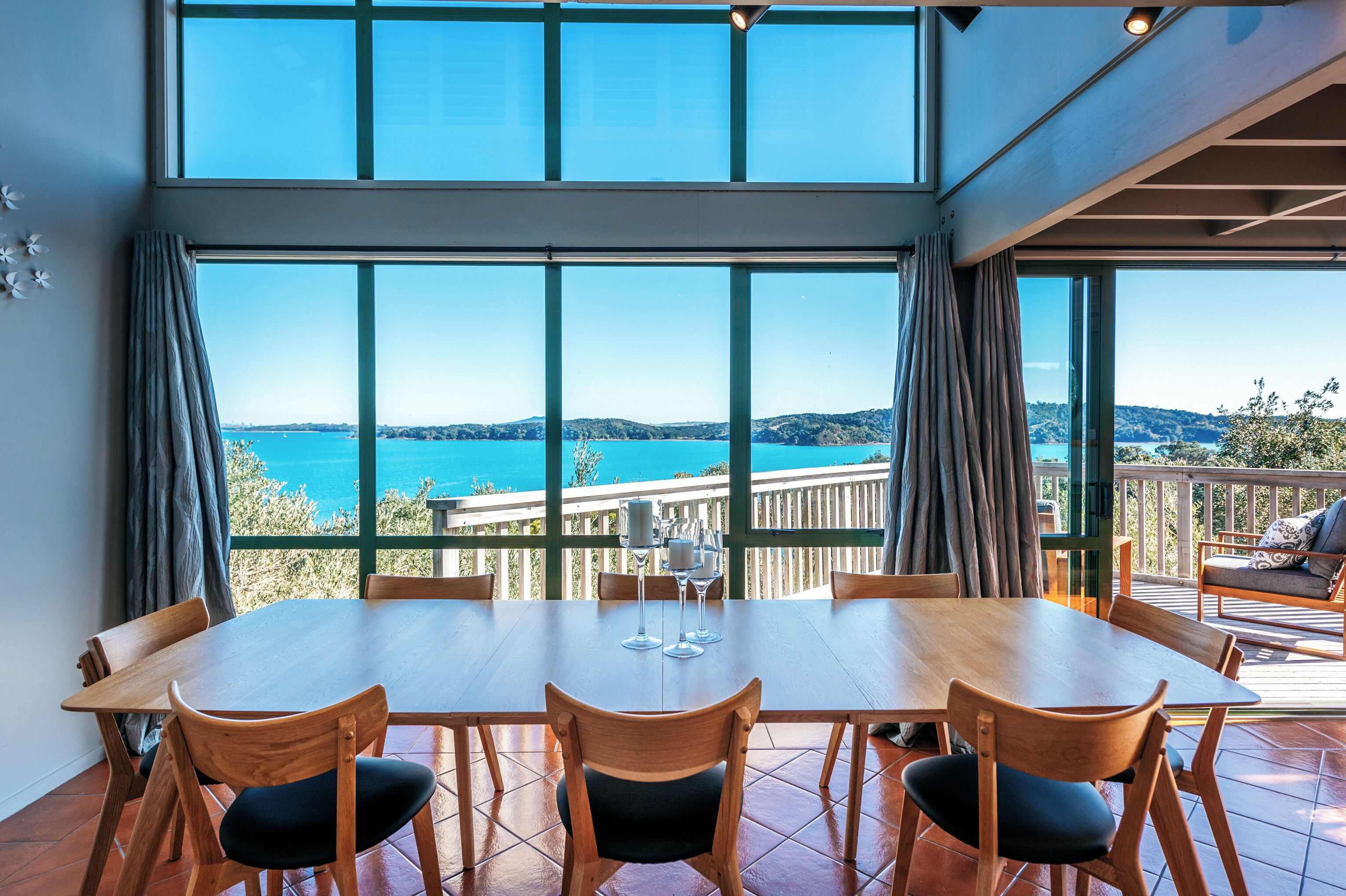 Rumah Comfort, pemandangan samudra | Area keluarga