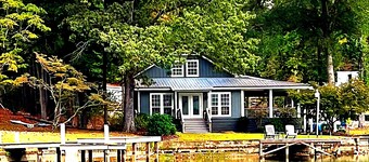 Lakefront Home on Lake Martin, Sleeps 8, Private Dock, Hot Tub & Fire Pit