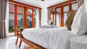 Villa, 1 Schlafzimmer, eigener Pool | Ausblick vom Zimmer