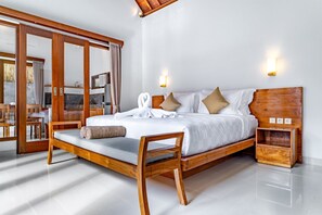 Villa, 1 Bedroom, Private Pool | Cadar kapas Mesir, peralatan tempat tidur premium 