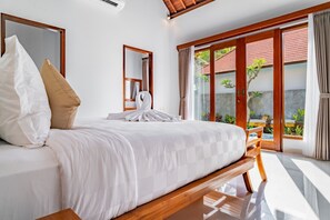 Vila, 1 kamar tidur, kolam renang pribadi | Seprai katun Mesir dan seprai premium