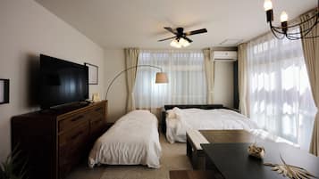 House | Living area | 55-inch LCD TV with digital channels