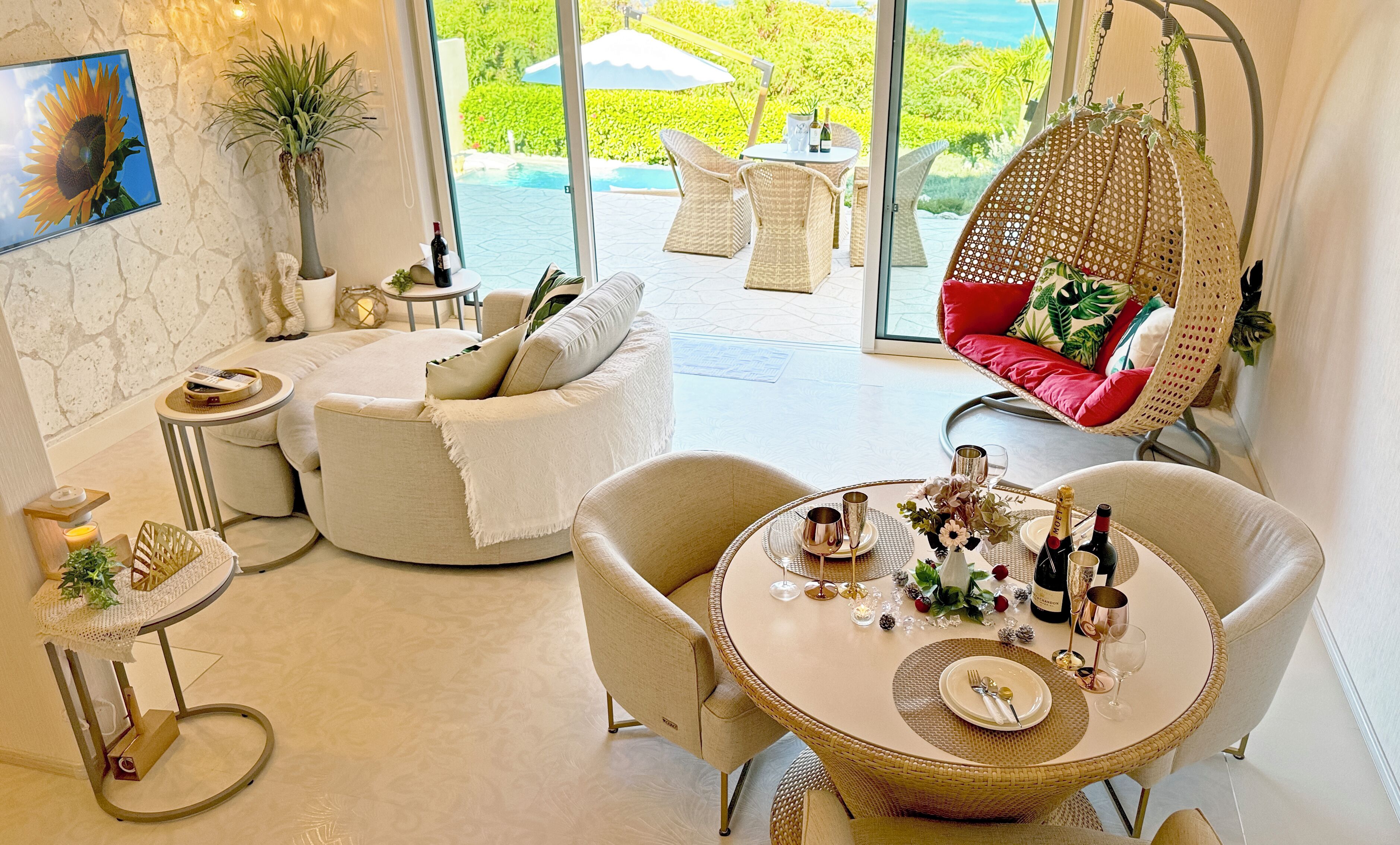 Luxury Villa, Private Pool, Ocean View | Desk, laptop workspace, free WiFi, bed sheets