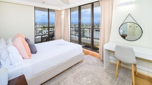 2 dormitorios, escritorio, wifi gratis y ropa de cama