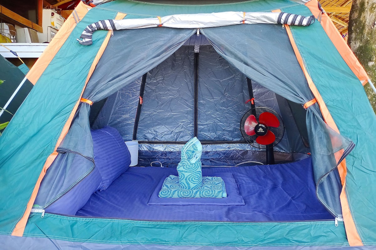 Tent, Partial Sea View