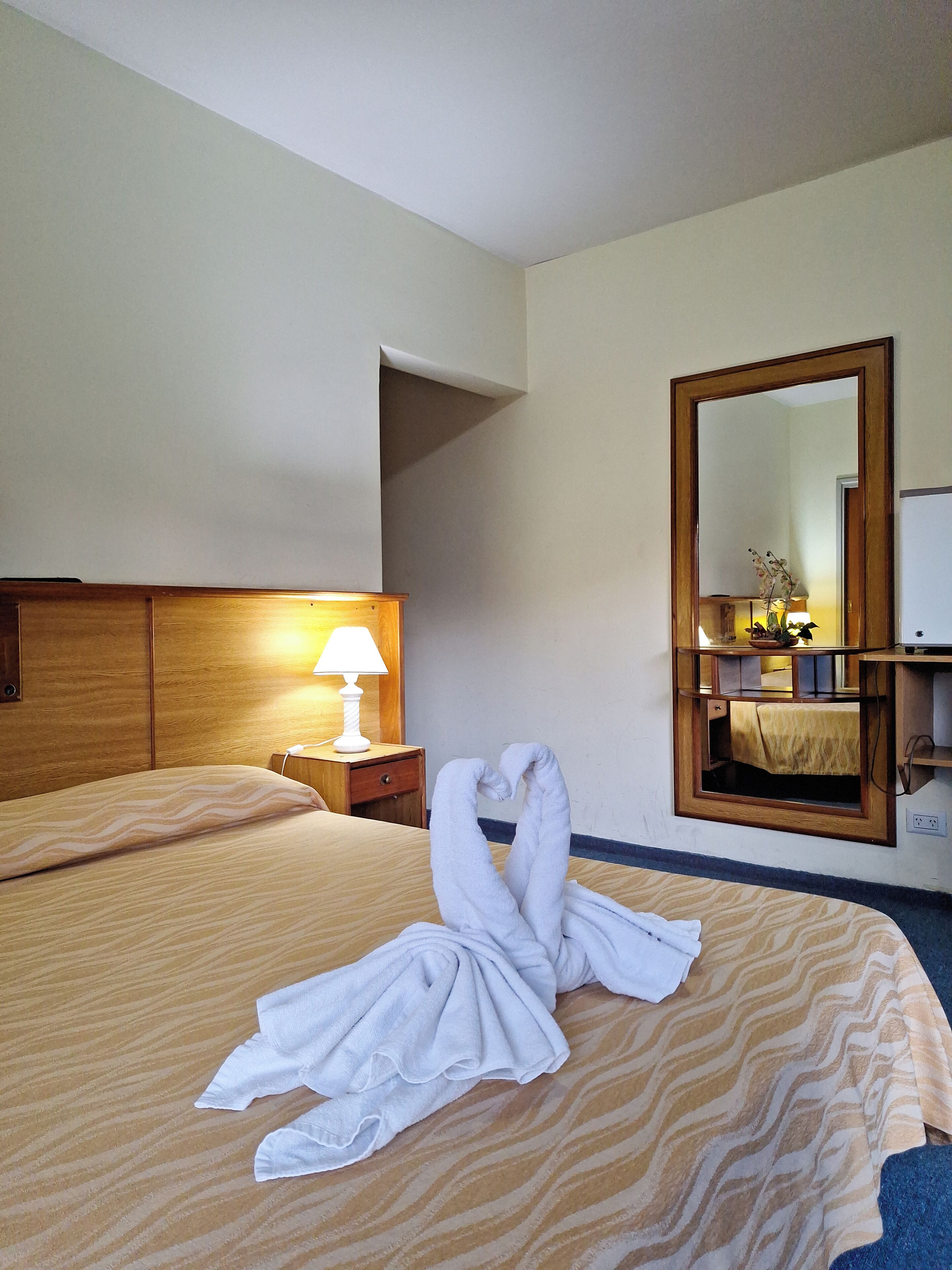 Standaard tweepersoonskamer, 1 slaapkamer, balkon, uitzicht op de stad | Een kluis op de kamer