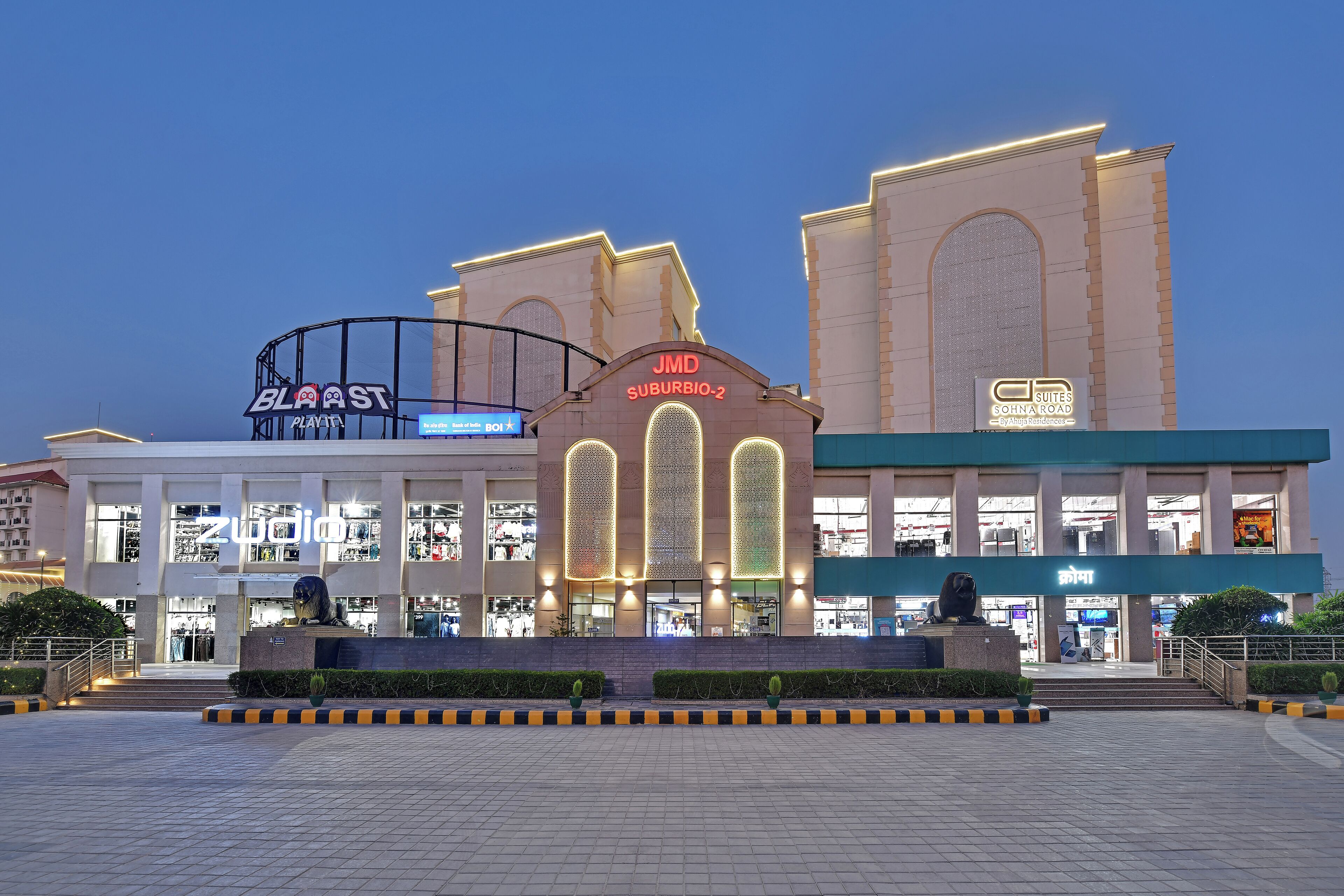 Voorkant van accommodatie