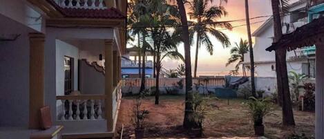 Voorkant van accommodatie