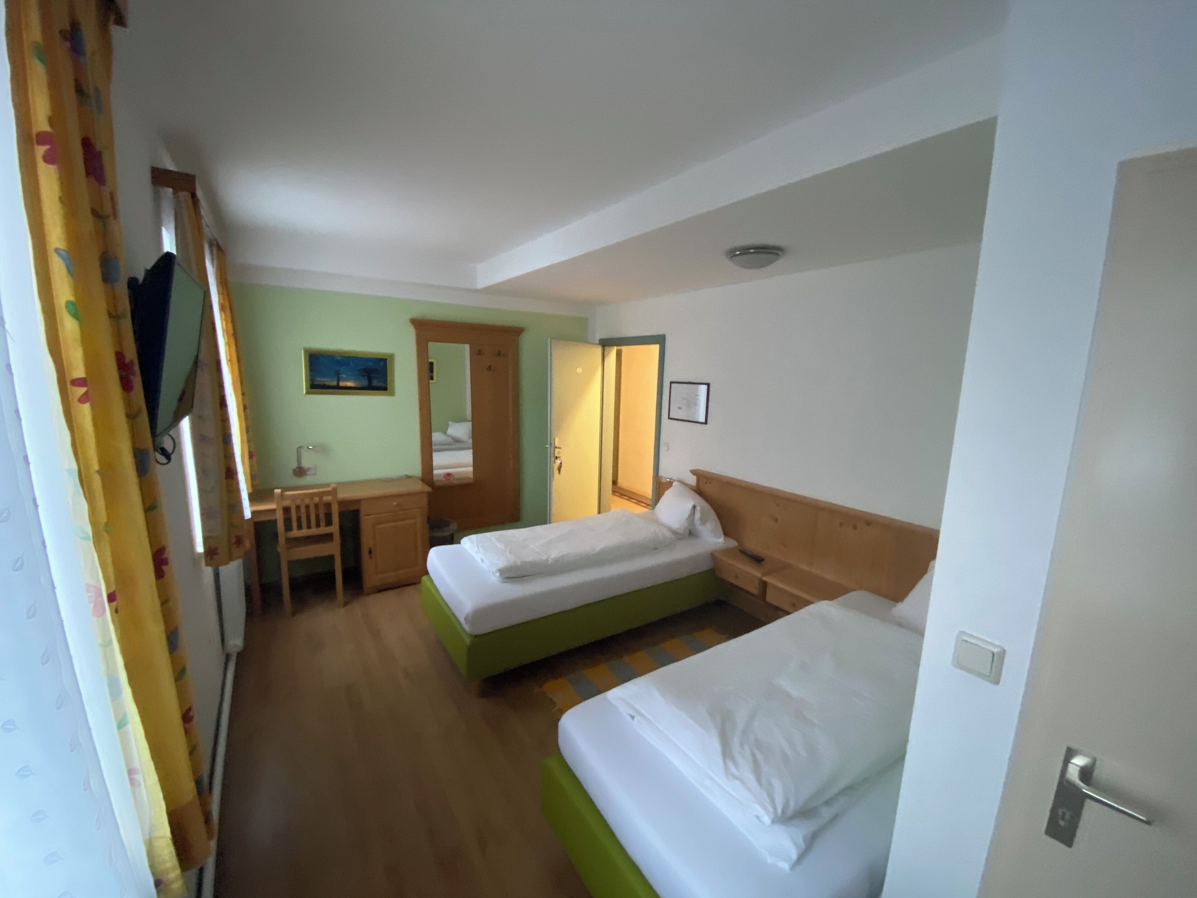 Standard Twin Room, Garden View | Desk, iron/ironing board, free WiFi