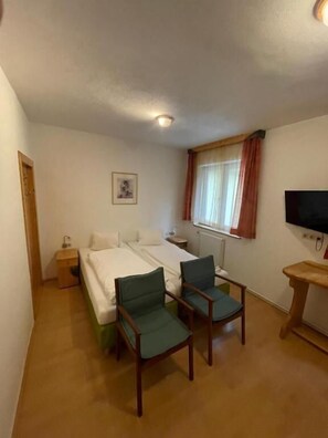Desk, iron/ironing board, cots/infant beds, free WiFi