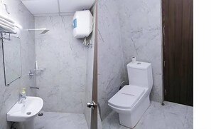 Shower, toilet paper