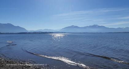 Modern yet cozy vacation apartment with south-facing terrace