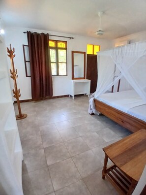1 bedroom, in-room safe, iron/ironing board, WiFi - One- Bedroom  Bungalow-  Garden View (Nungwi)