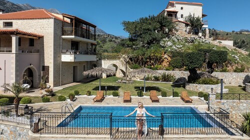 Geroulios Kastro Villa I-Free* Heated Pool&Seaview