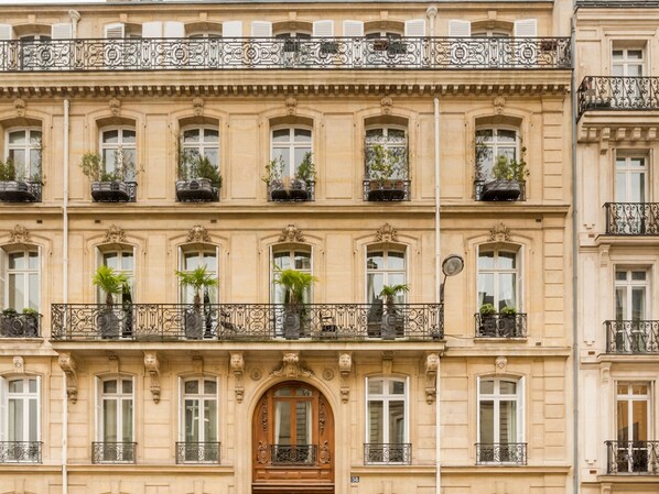 Façade de l’hébergement