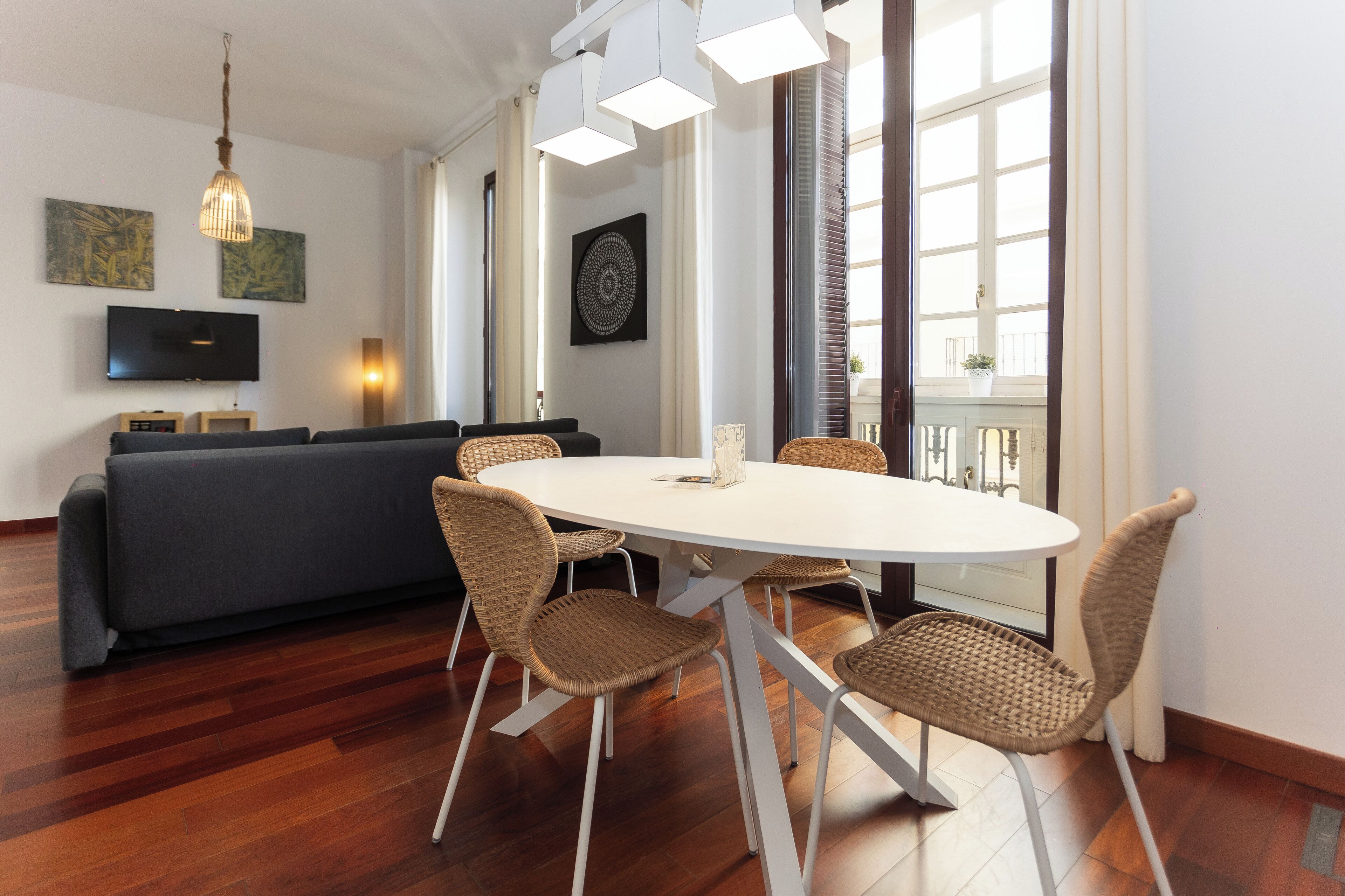 Leilighet – deluxe, 1 soverom | Oppholdsområde