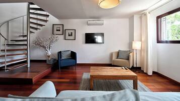 Penthouse, uitzicht op stad | Woonruimte