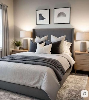 4 chambres, fer et planche à repasser, Wi-Fi gratuit